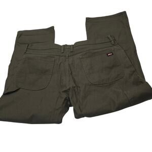 Dickies Men Green Canvas Cargo Denim Jeans Utility Gorpcore Workwear 40x30